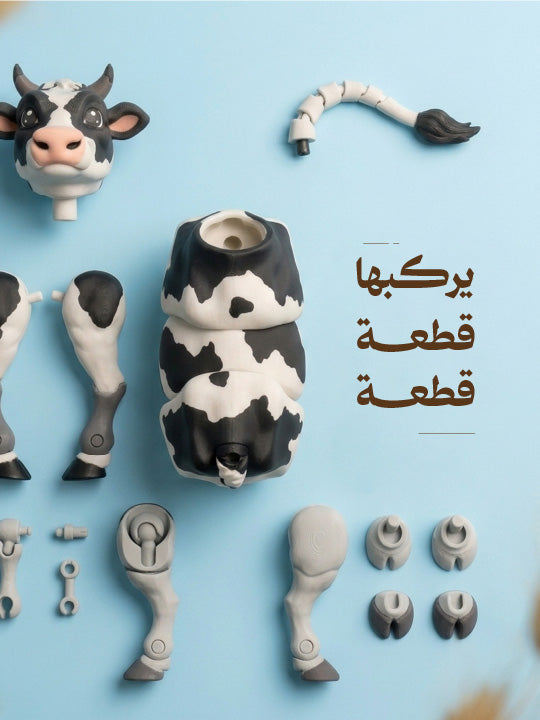 لعبة البقرة ميلكي القابلة للتركيب للأطفال
