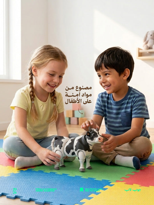 لعبة البقرة ميلكي القابلة للتركيب للأطفال