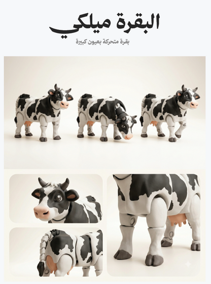 Farm Animals Toy Set – 5-Piece with Fence