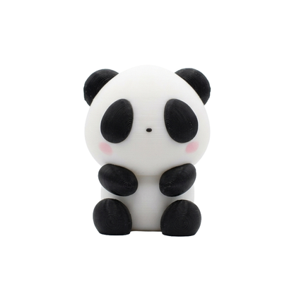 Cute 3D Printed Panda Keychain